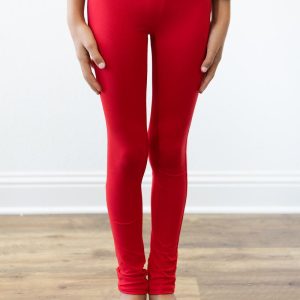 Rote Leggings