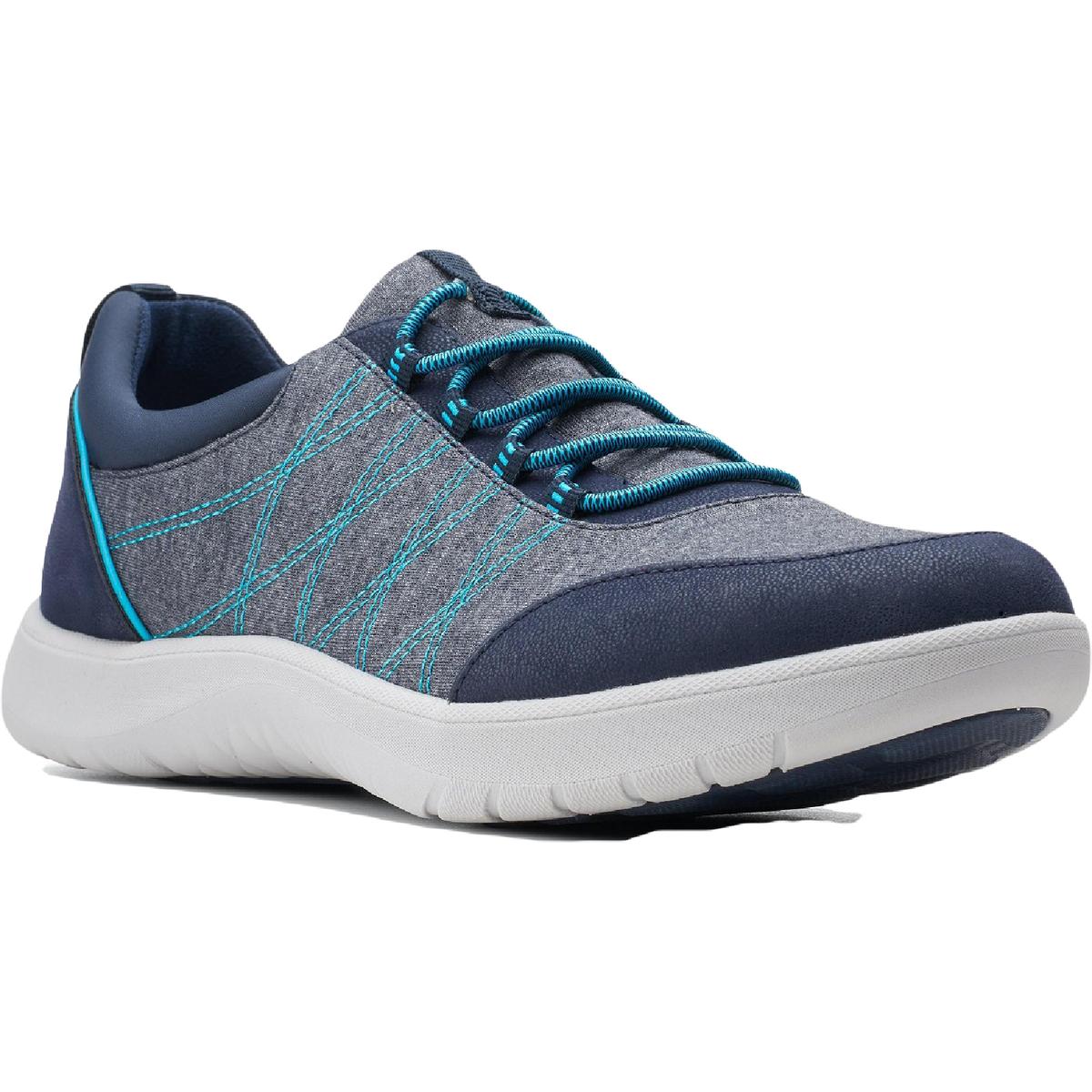 Clarks Adella Holly Two Tone rutschen auf gepolsterte sportliche Sneakers