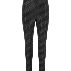 La Greca Kristall verziert Leggings 7670726557756