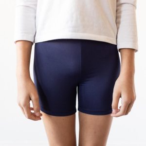 Marineblaue Twirl-Shorts