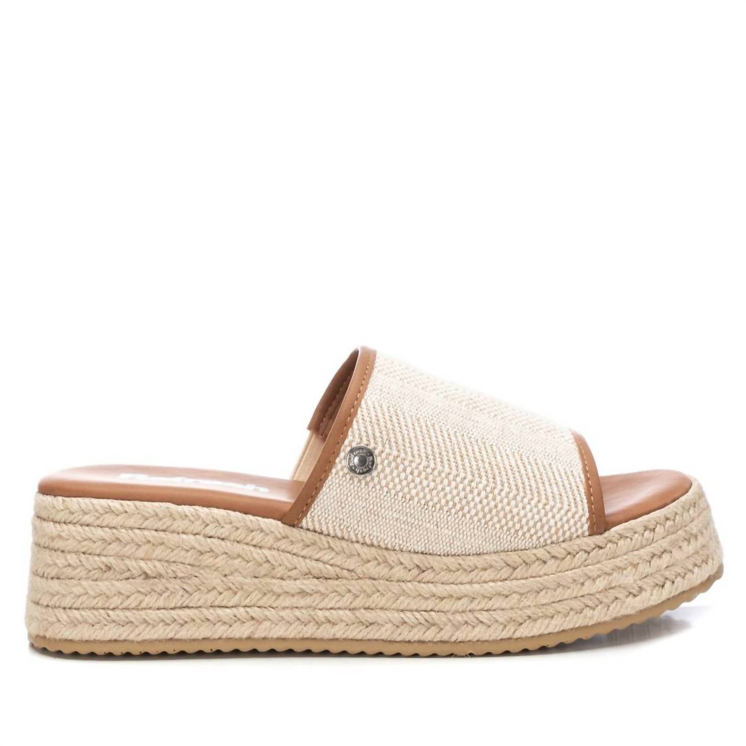Damen Keilsandalen in beige 7703578443836