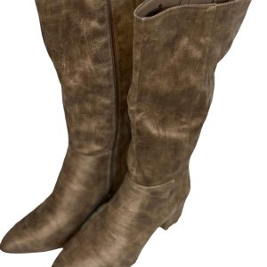 Damen unendlichen Stiefel in taupe 7832142708796