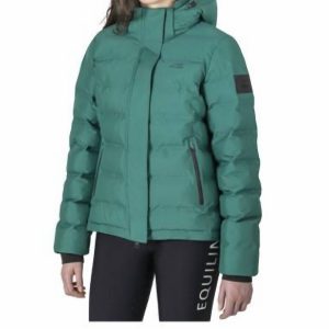 Cagec Eco-Down Damen Puffer Jacke in Pfeffer grün
