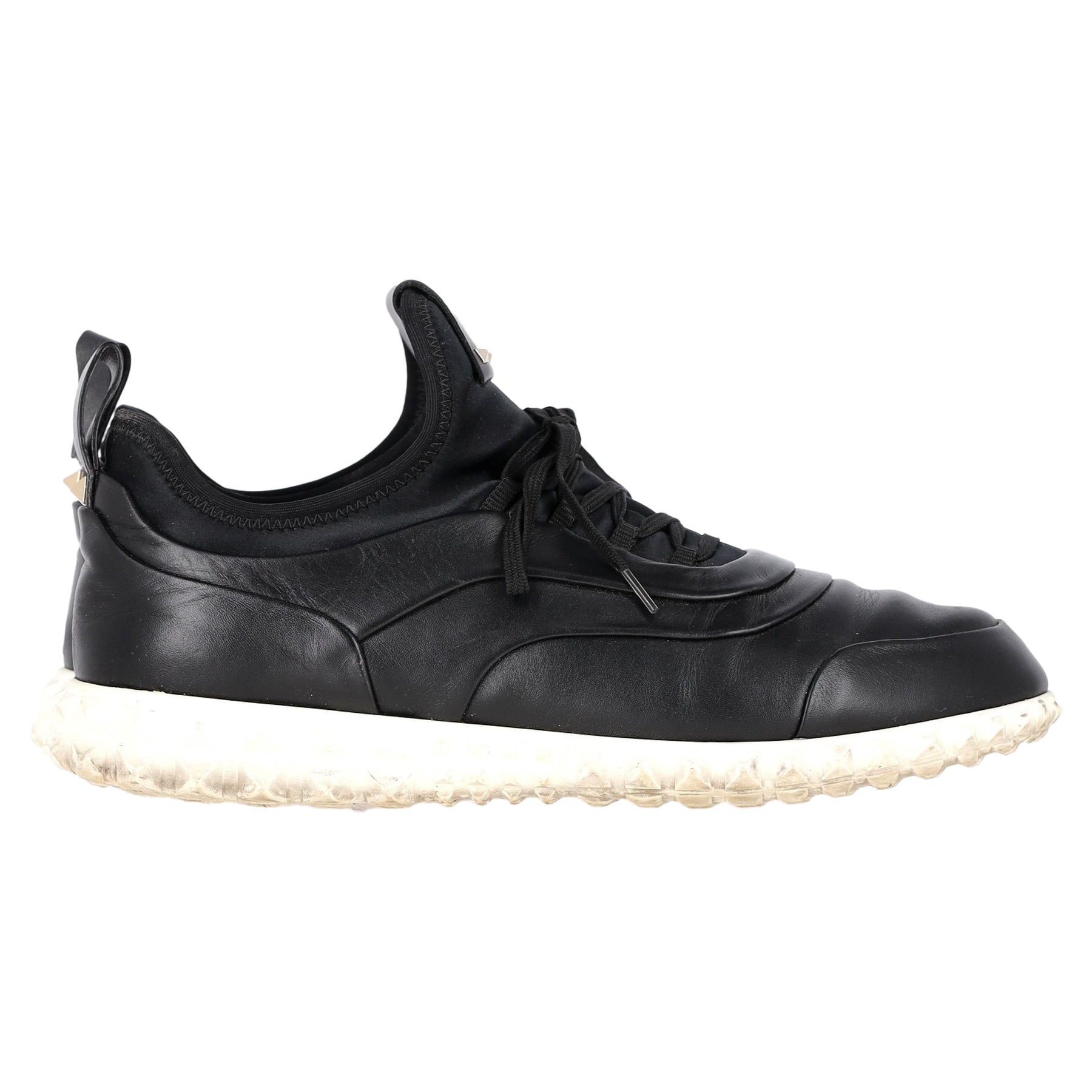 Valentino Soul AM Sneakers aus schwarzem Kalbsleder 7833137578044