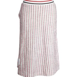 Thom Browne Gestreifter Midirock aus mehrfarbiger Baumwolle 7703694311484
