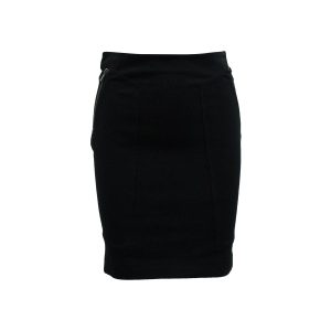 Diane Von Furstenberg Leona Midirock in schwarzer Viskose 7833173295164