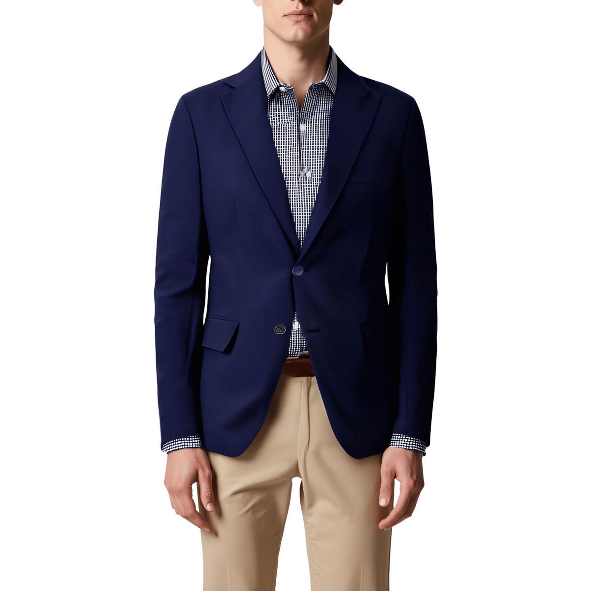 Vollleinen-Zwei-Knopf Blazer