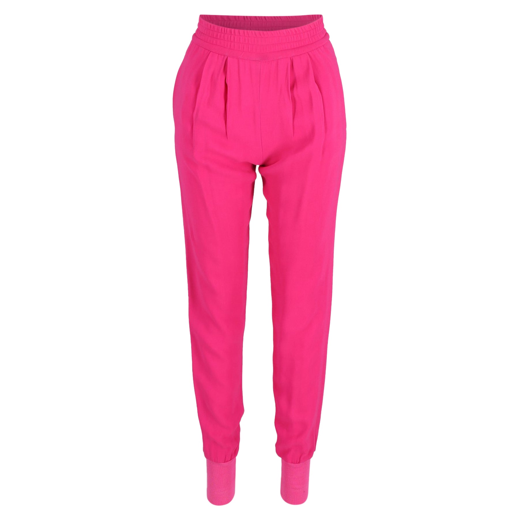 Stella McCartney lockere Passform Jogginghose aus pinkfarbenem Polyester