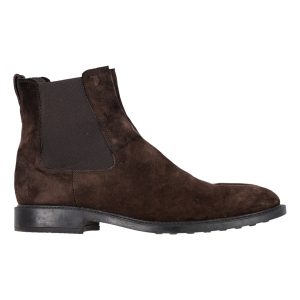 Tod’s Chelsea Stiefel in braun Veloursleder 7748863918140