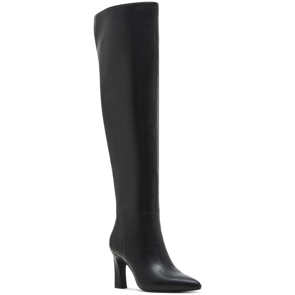 Sizzlee Overknee-Stiefel aus massivem Kunstleder