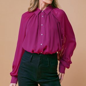 MIDNIGHT CHIC gewebte Oberteil