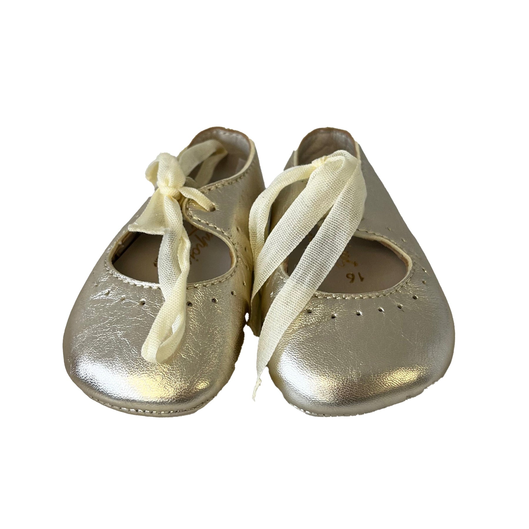 Bonpoint Mädchen Goldschuhe 7805844258876