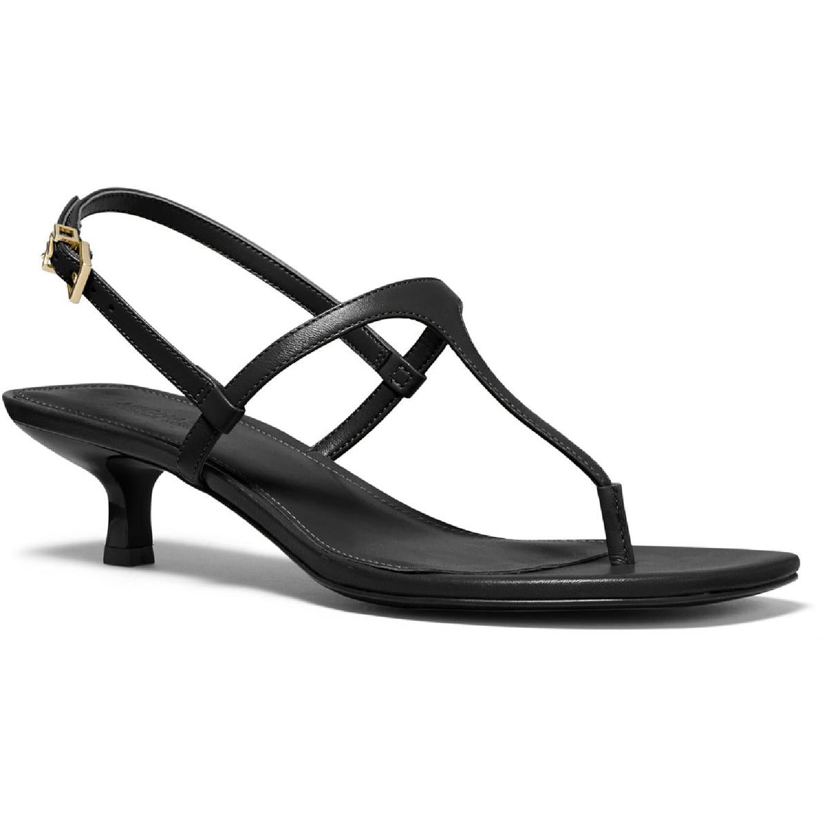 Tasha Leder Kätzchen T-Strap Sandalen