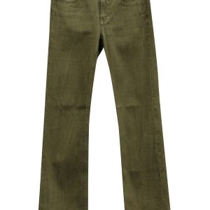 Loro Piana Straight Leg Hose aus grüner Baumwolle – 7833701613628