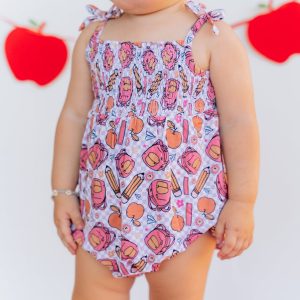 Regel die Schule gesmockt Blase Jumpsuit