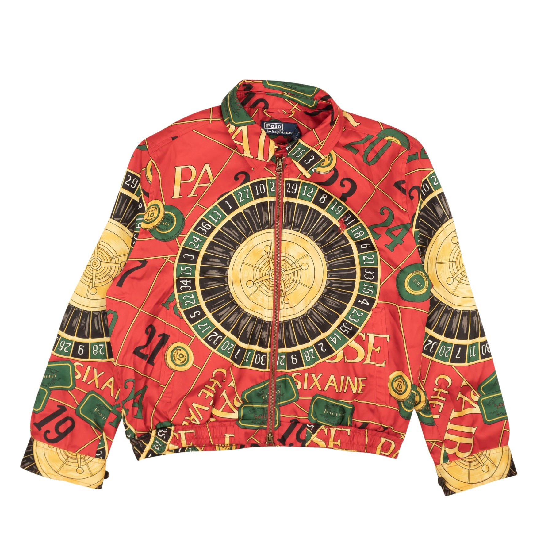 rote klassische harrington Bomber Jacke