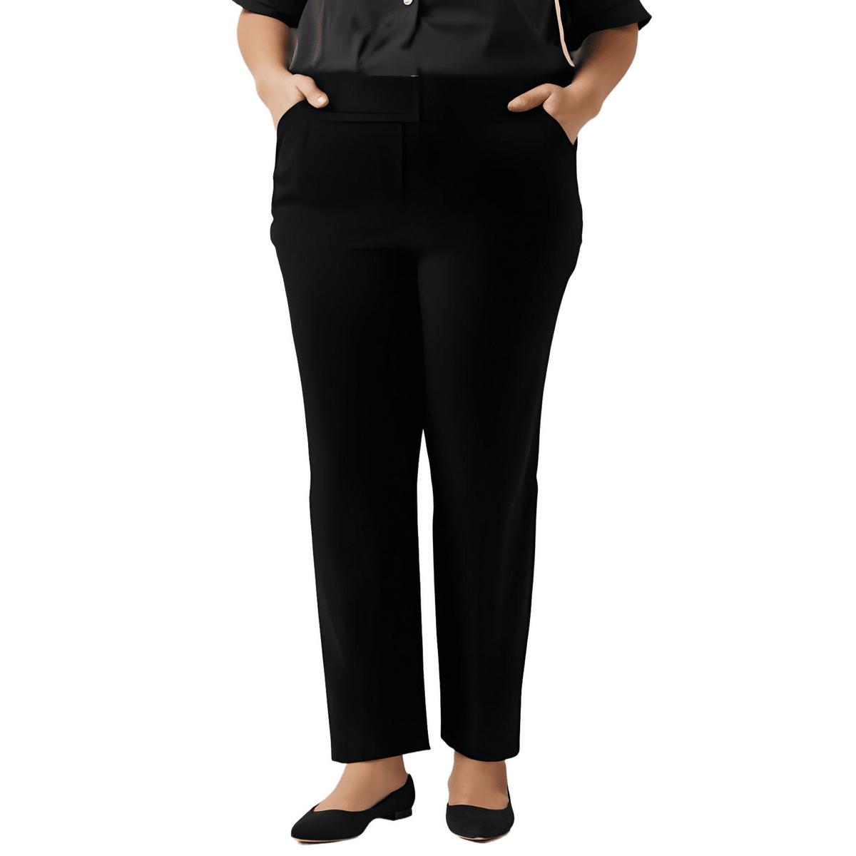 Plus-Taschenhose mit geradem Bein
