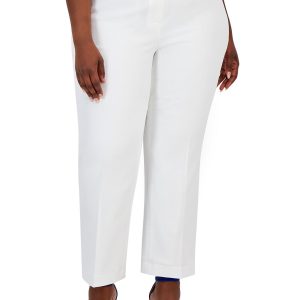 Damen hohe Aufstieg Stretch gerade Bein Hose
