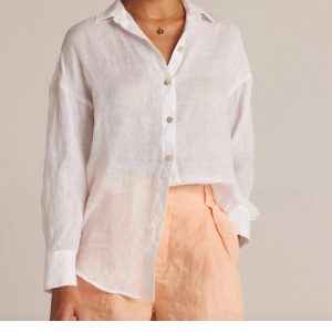 Boyfriend Button Down Hemd in weiß 7833382289468