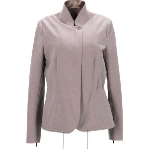 Brunello Cucinelli Summer Jacke aus beige Seide 7766512336956