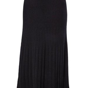 Damen solide Rock in schwarz 7703661314108