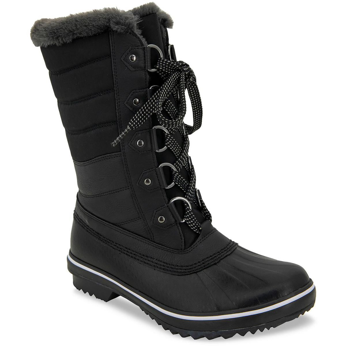 Siberia Leder Krawatte Winter & Schneestiefel