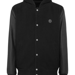 Bomber Jacke Leder Ärmel 7676514009148