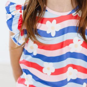 July Vibes S/S Rüschen-T-Shirt