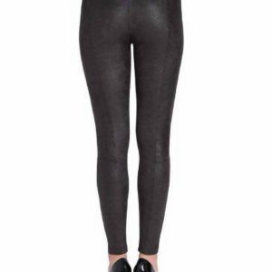 Buff Wildleder Legging -xl in schwarz