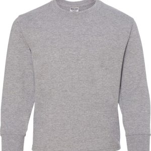 JERZEES Dri-Power Jugend Langarm 50/50 T-Shirt 7823691972668