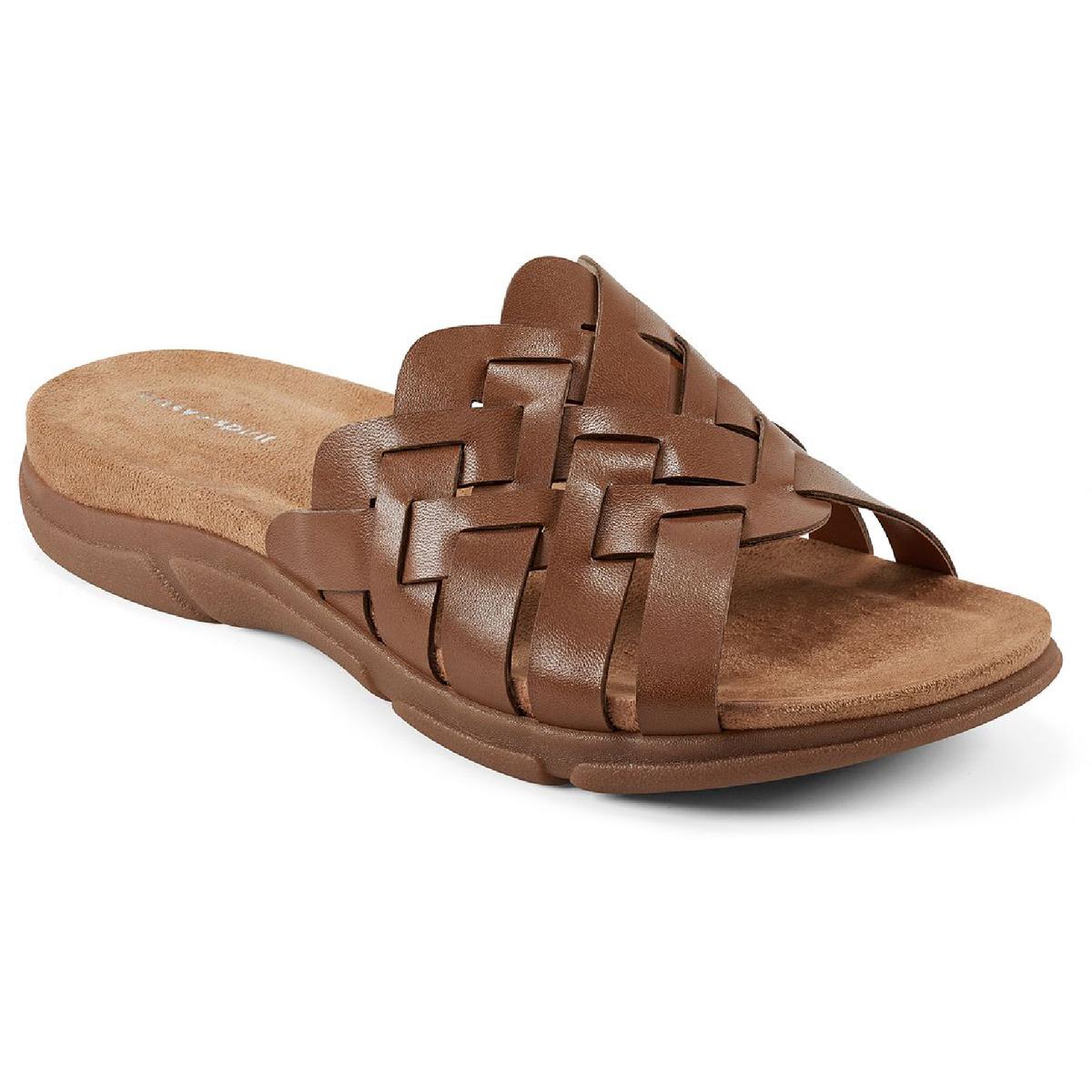 Marsha gewebte Leder Keil Sandalen