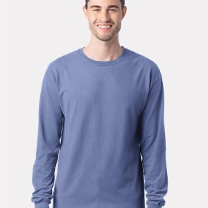Hanes ComfortWash by Hanes Garment-Dyed Langarm-T-Shirt