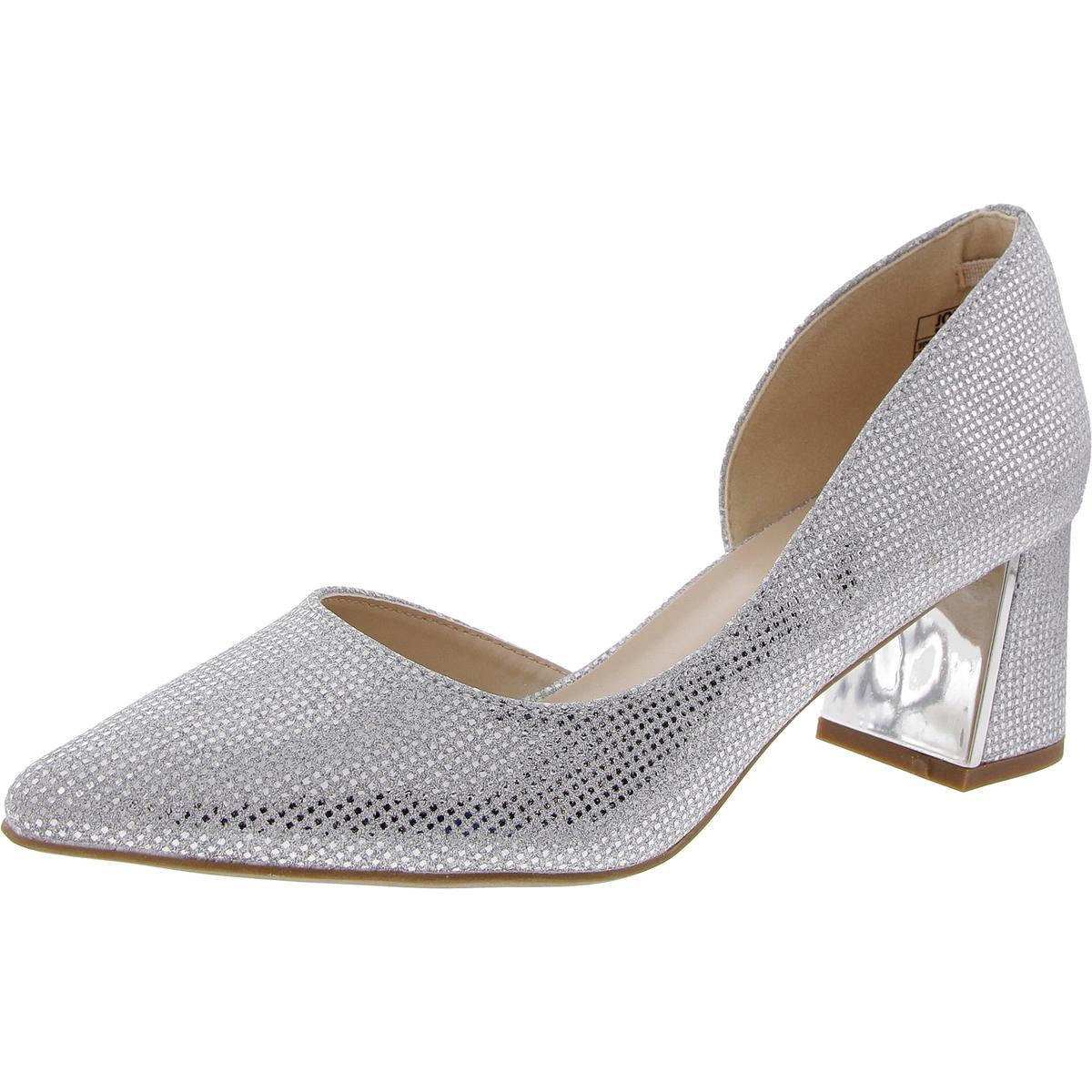 Candor Glitter Textured D’Orsay Absatz