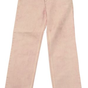 Isabel Marant Etoile Vintage Style Acid Wash Jeans aus rosa Baumwolle 7748685398076
