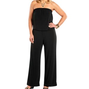 Plus Size Quintessential Jumpsuit in Schwarz