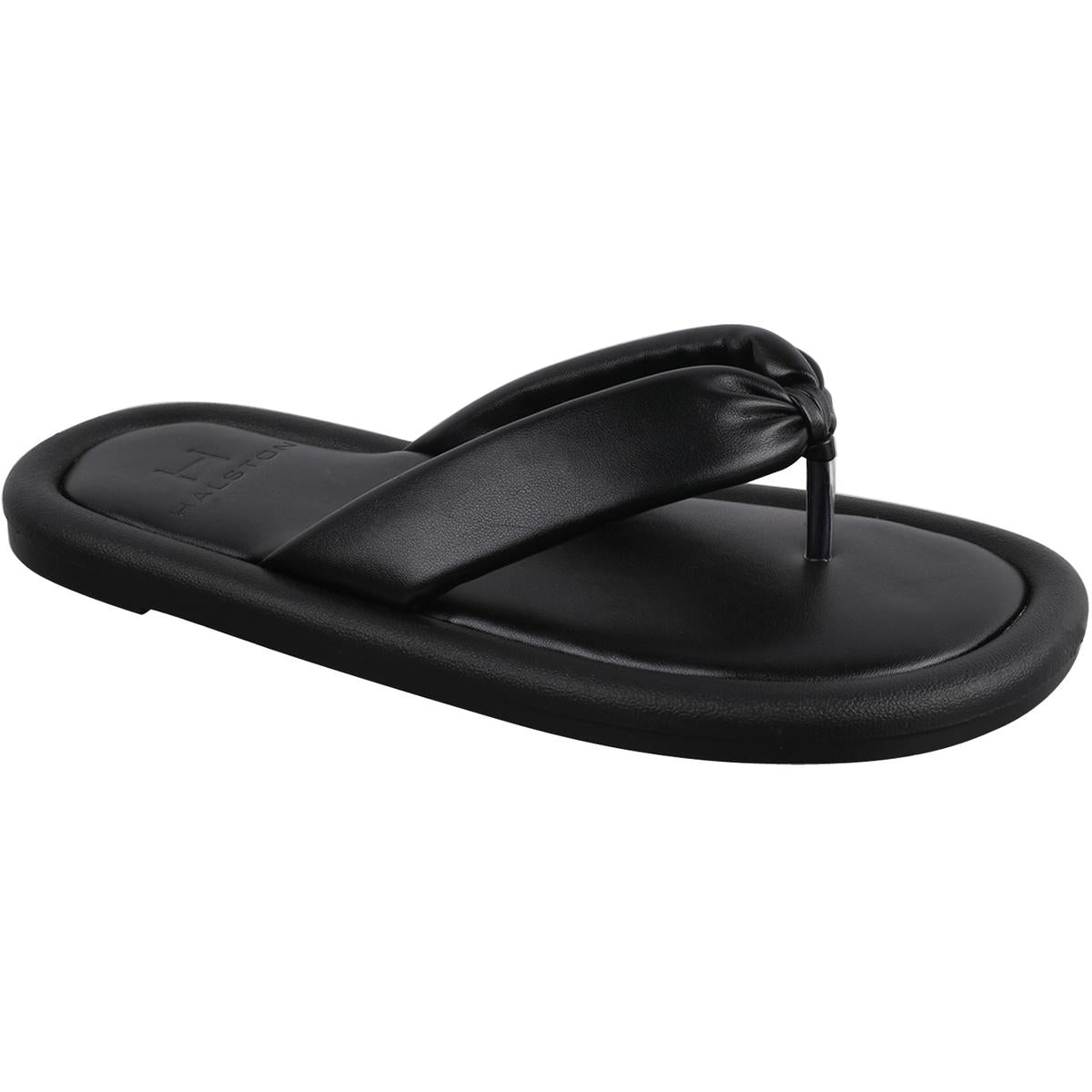 Citizen veganes Leder String flache Sandalen
