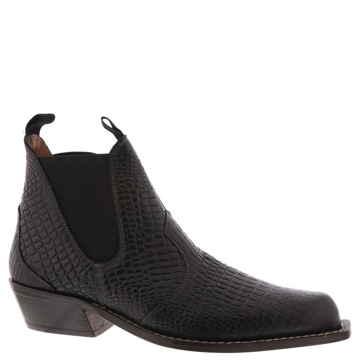 Beau Leder Block Absatz Cowboy, Western Stiefel