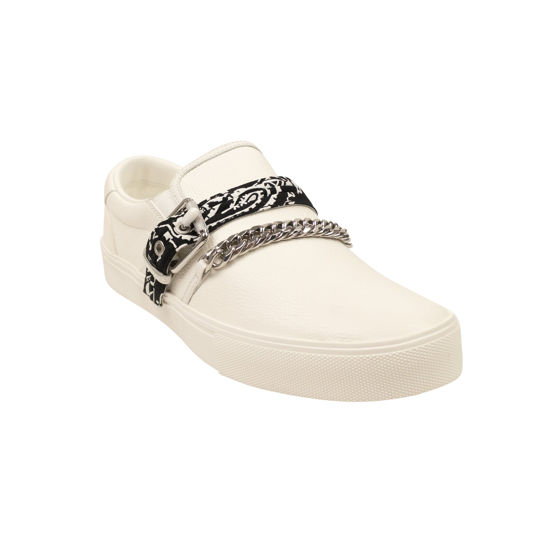 Amiri Bandana Chain Slip auf Sneakers – weiß
