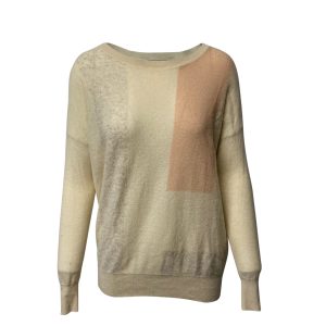 Vince Colorbock Pullover in beige Kaschmir 7766527967292