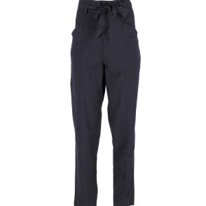 Isabel Marant Etoile Tie Taille Hose aus Marineblau Wolle 7766536618044