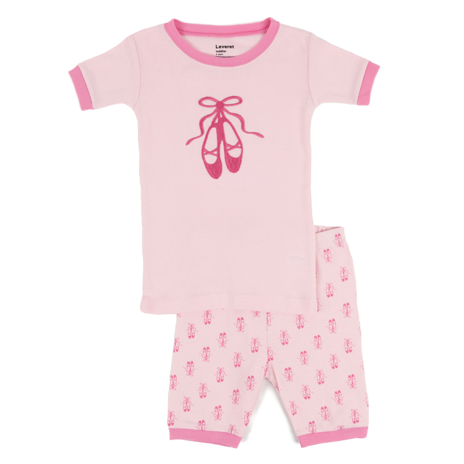Kinder zwei Stück Baumwolle kurze Pyjamas Ballerina