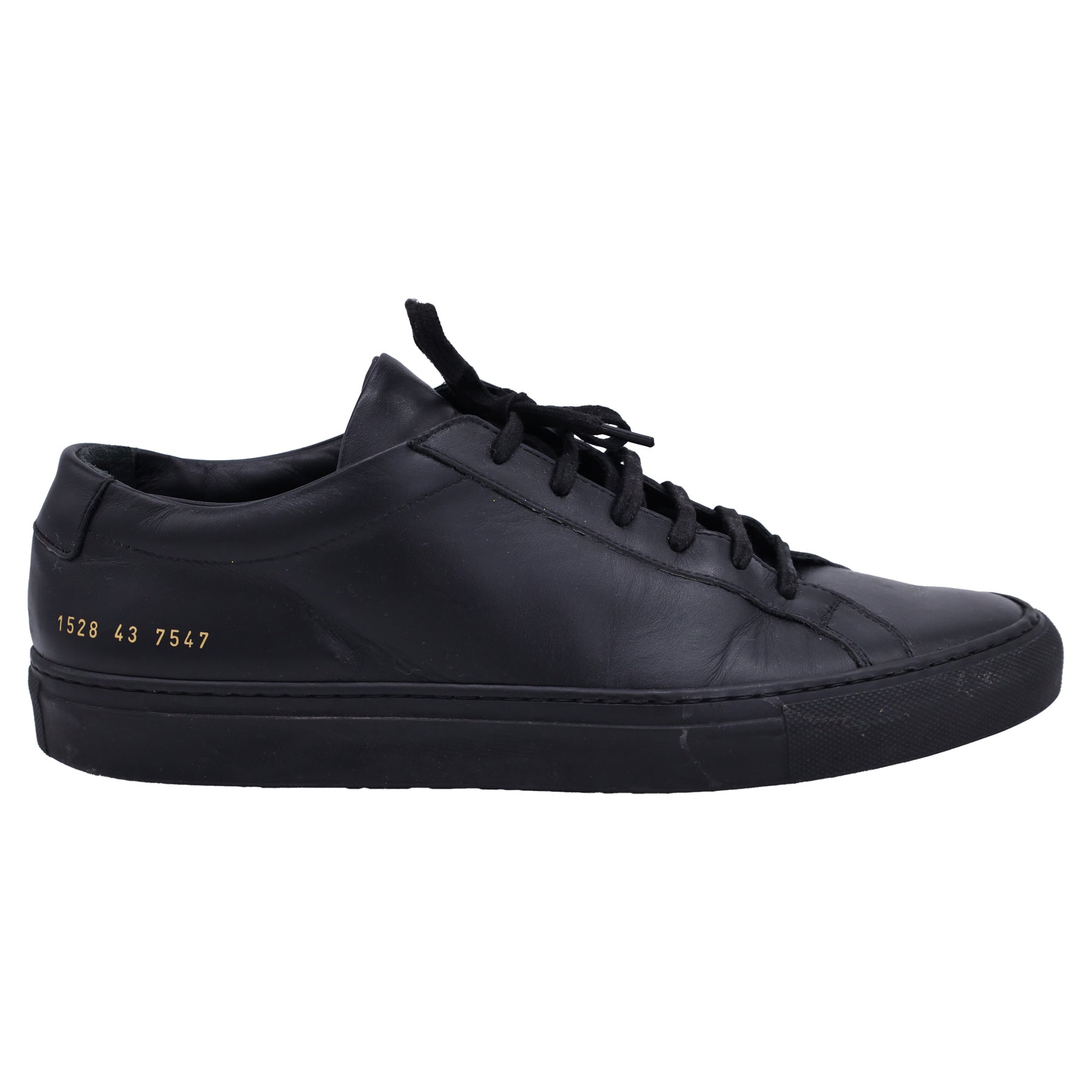 Common Projects Original Achilles High-Top Sneakers aus schwarzem Leder 7793487380540