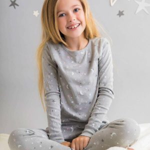 Bio Langarm-Pyjamas – Sternenstaubsterne