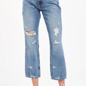 Jodi Straight Leg Jeans in mittlerer Waschung 7803890630716