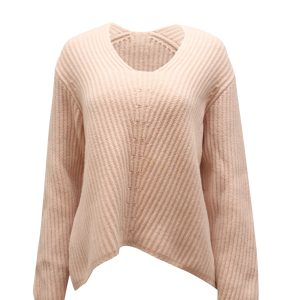 Acne Studios Deborah L Pullover aus rosa Wolle 7748665802812