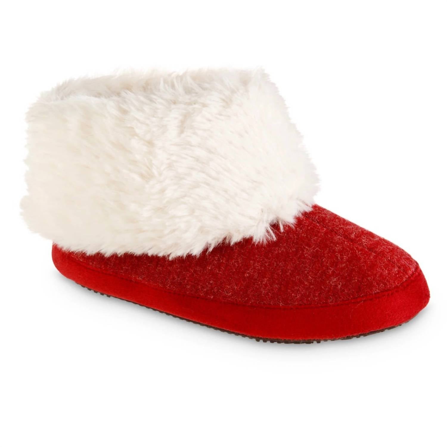 Damen heather Strick Marisol Boot Öko Komfort Slipper in Chili 7733681946684