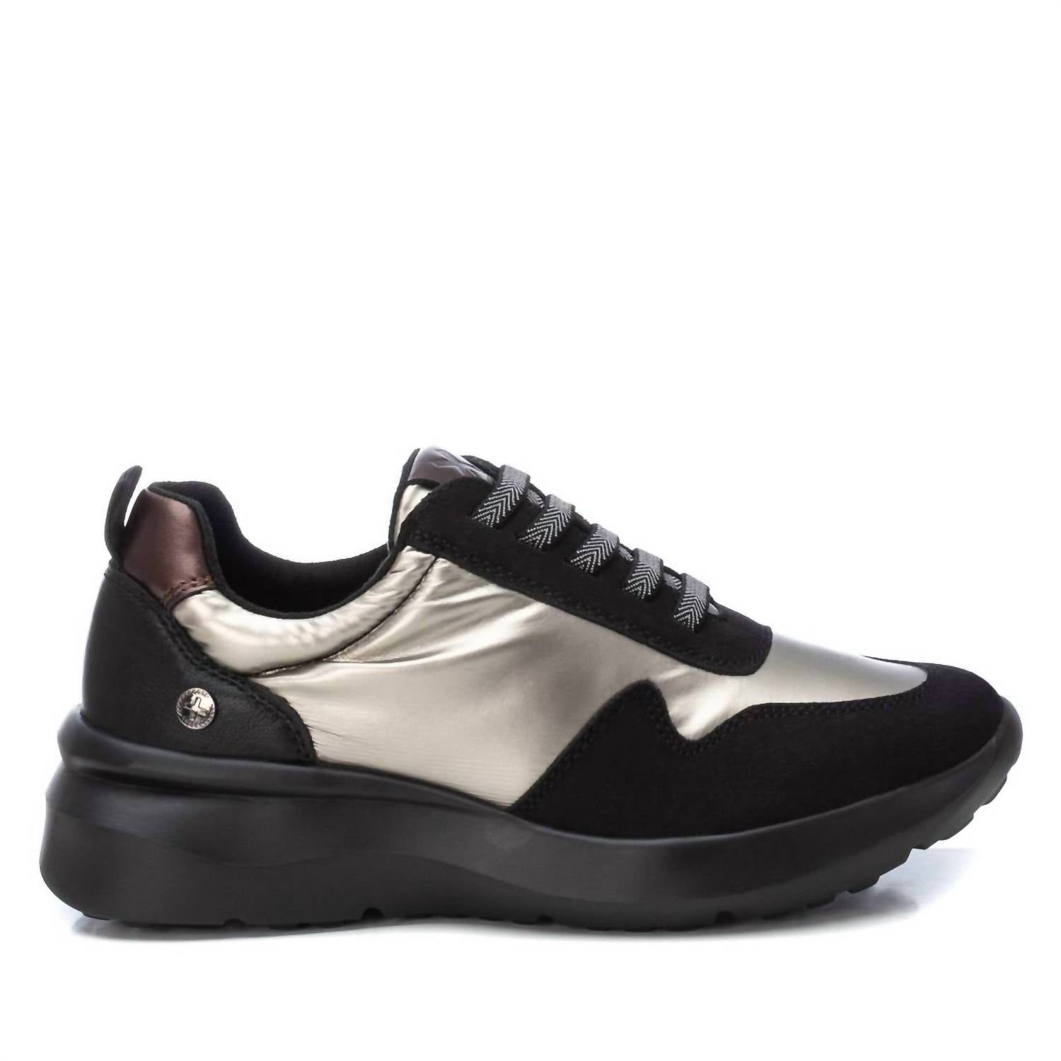 Damen Trainer Sneakers in schwarz 7803873656892