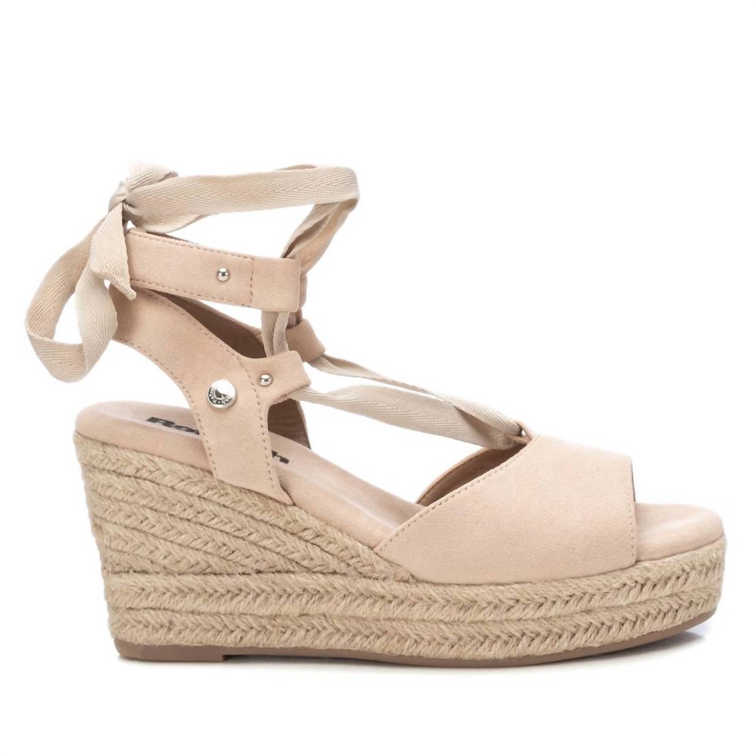 Damen Keilsandalen in beige 7703607574588