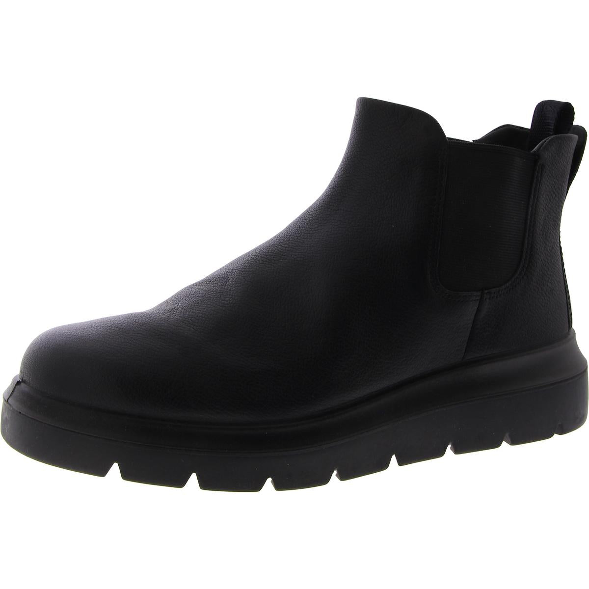 Chelsea-Stiefel zum Anziehen aus Nouvelle-Leder