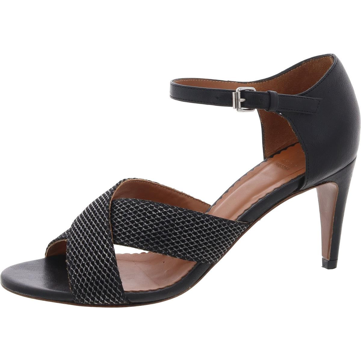 Textured Lederpumpen